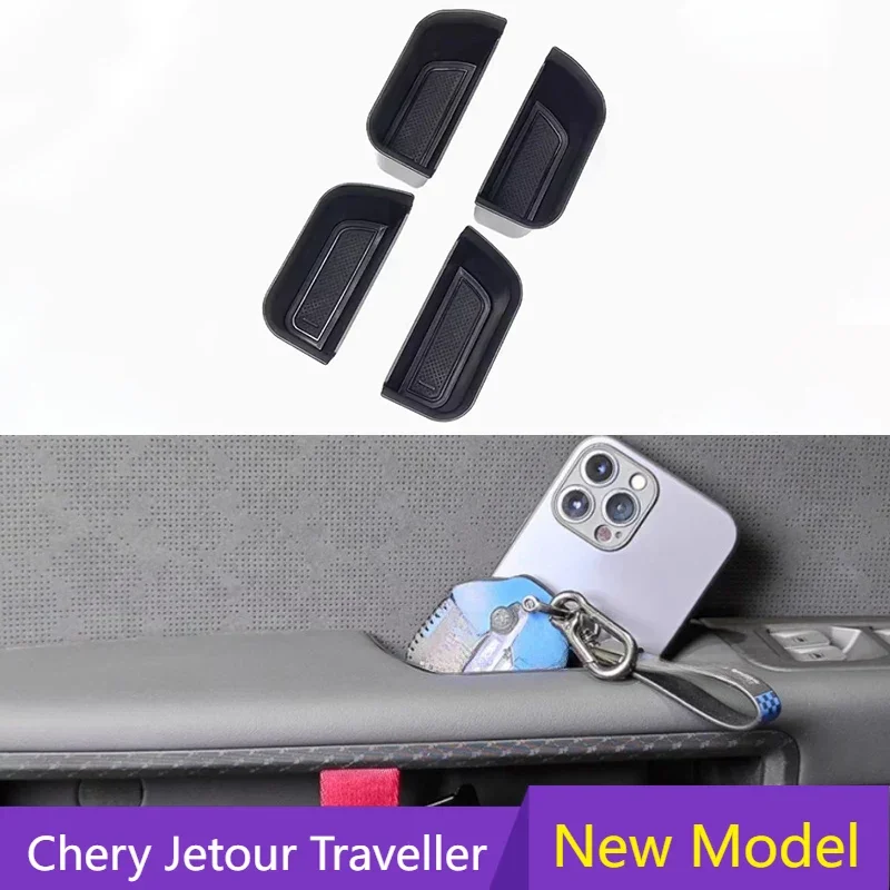 

Car Door Handle Storage Box Modification Central Control Storage Box Interior Accessories Fit for cherryJETOUR Traveler 2023