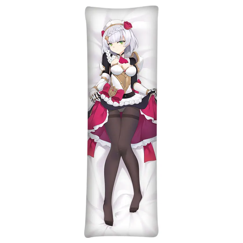 Genshin Impact Hutao Cosplay Body Pillow Case Hu Tao Dakimakura Cover Peachskin Hugging Body Throw Cushion Pillow Cover Case