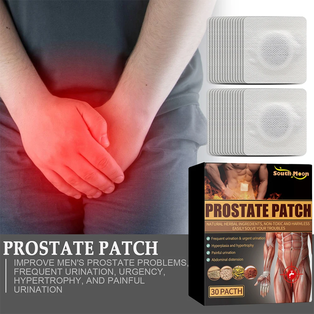 30/60/90pcs Prostate Patch Improves Prostate Problems Male Body Care Relieves Prostate Discomfort Prostatic Navel Plaster