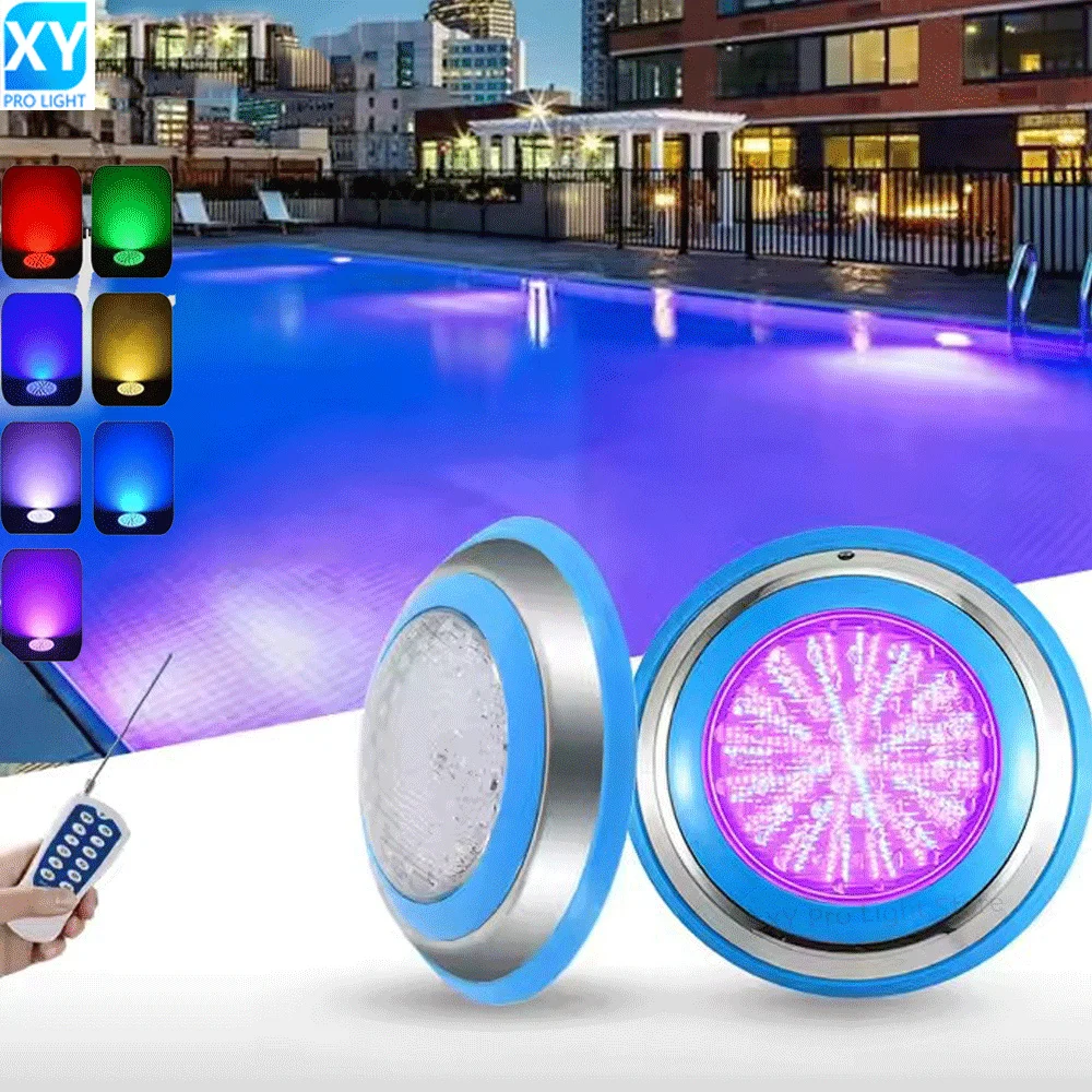 

18W RGB LED Swimming Pool Light IP68 Waterproof AC/DC12V 6W 9W 12W Outdoor RGB UnderWater Light Pond LED Piscina Luz Spotlight