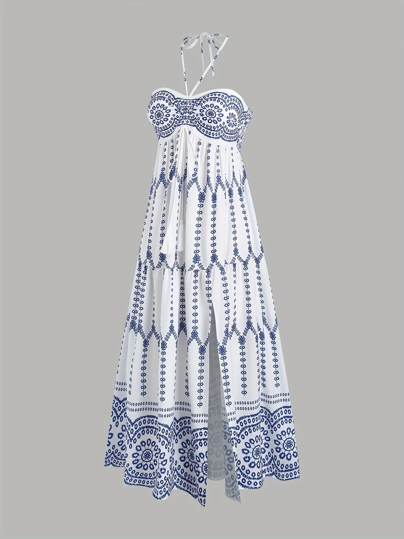

Summer Long plus Size Women's Beach Vacation Dress Elegant Casual Maxi Dress for plus Size Women