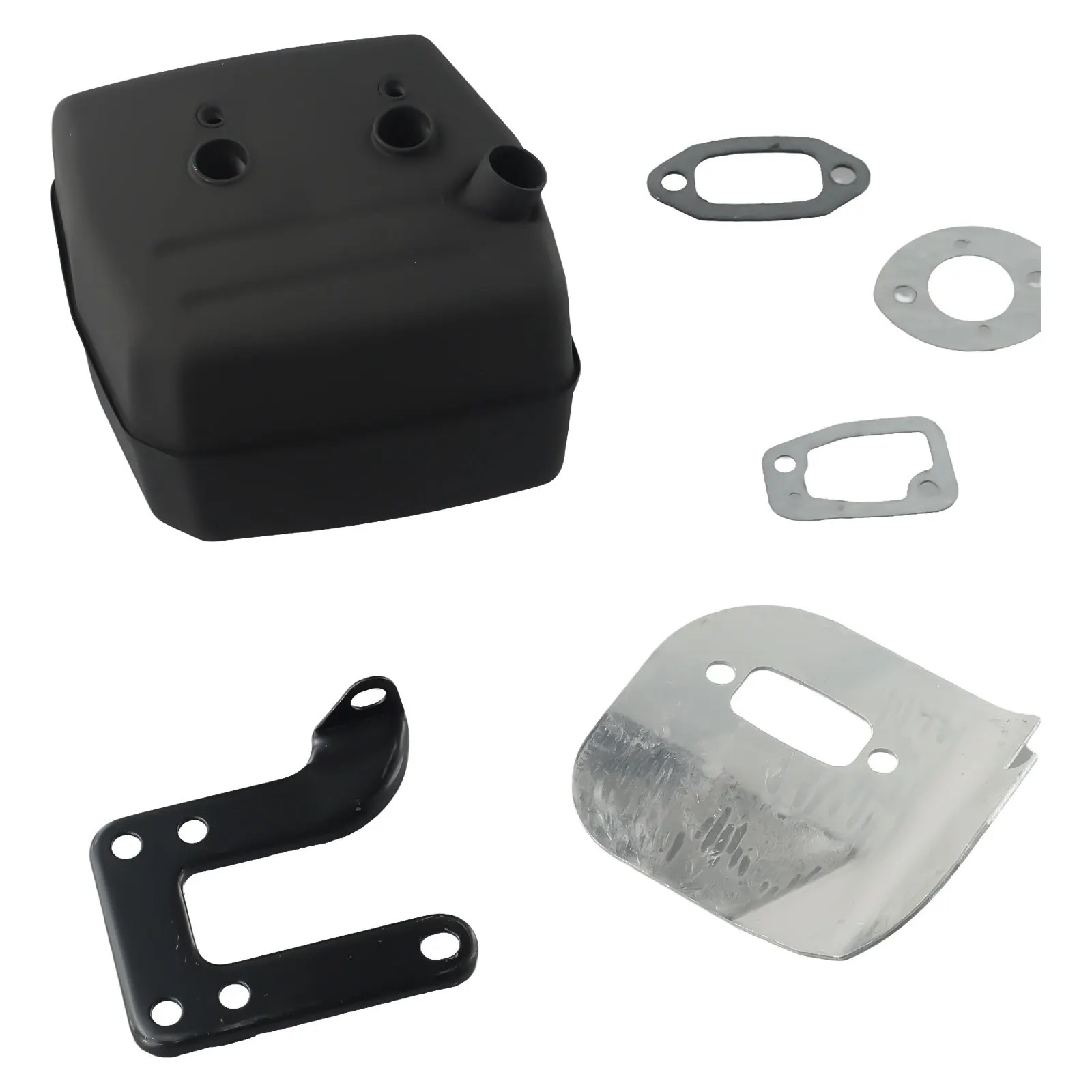 Achieve Optimal Performance with For Ported Exhaust Muffler Deflector Kit for 61 268 272 272XP 268K 272S Chainsaw