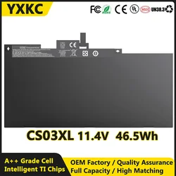 YXKC CS03 CS03XL 11.4V 46.5Wh Laptop Battery For HP Elitebook 840 G3 840 G4 850 755 745 G3 G4 HSTNN-IB6Y 800513-001 CS03046XL