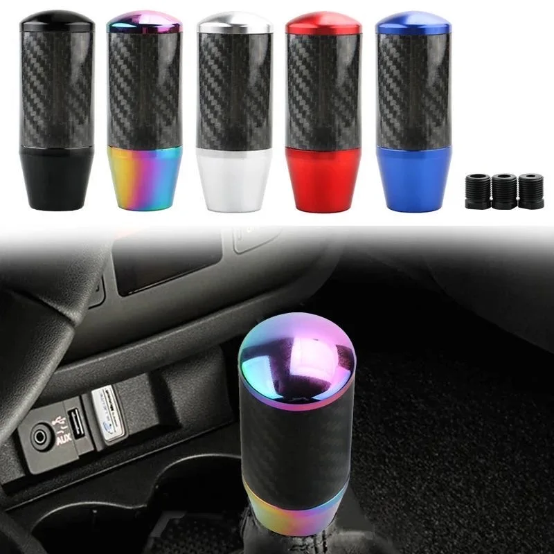 

5-скоростная универсальная алюминиевая ручка переключения передач, ручная автоматическая коробка передач, рычаг переключения передач AT MT, автомобильные аксессуары