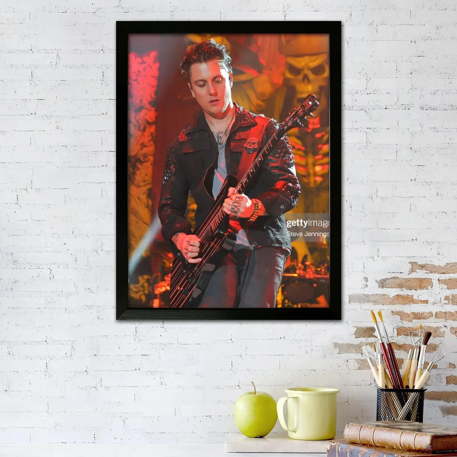 synyster gates guitarist Canvas Art Poster and Wall Art Picture Print, Modern Family Bedroom Decor Posters,Decorative painting