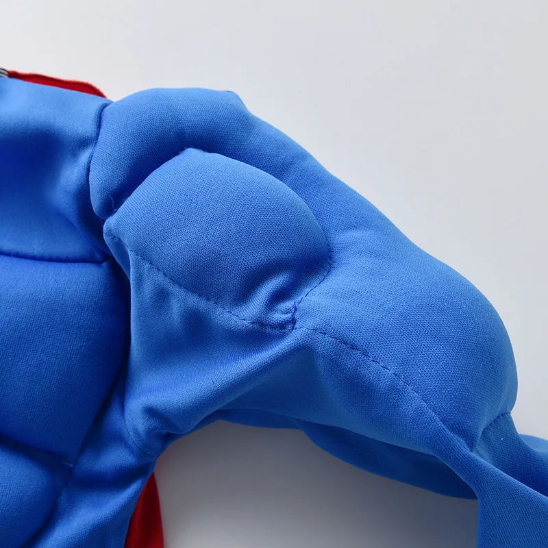 Boys Super Cosplay Costume Kids Girls Tops Pants Cloak Muscle Suit Superhero Children Party Halloween Costume Clothes