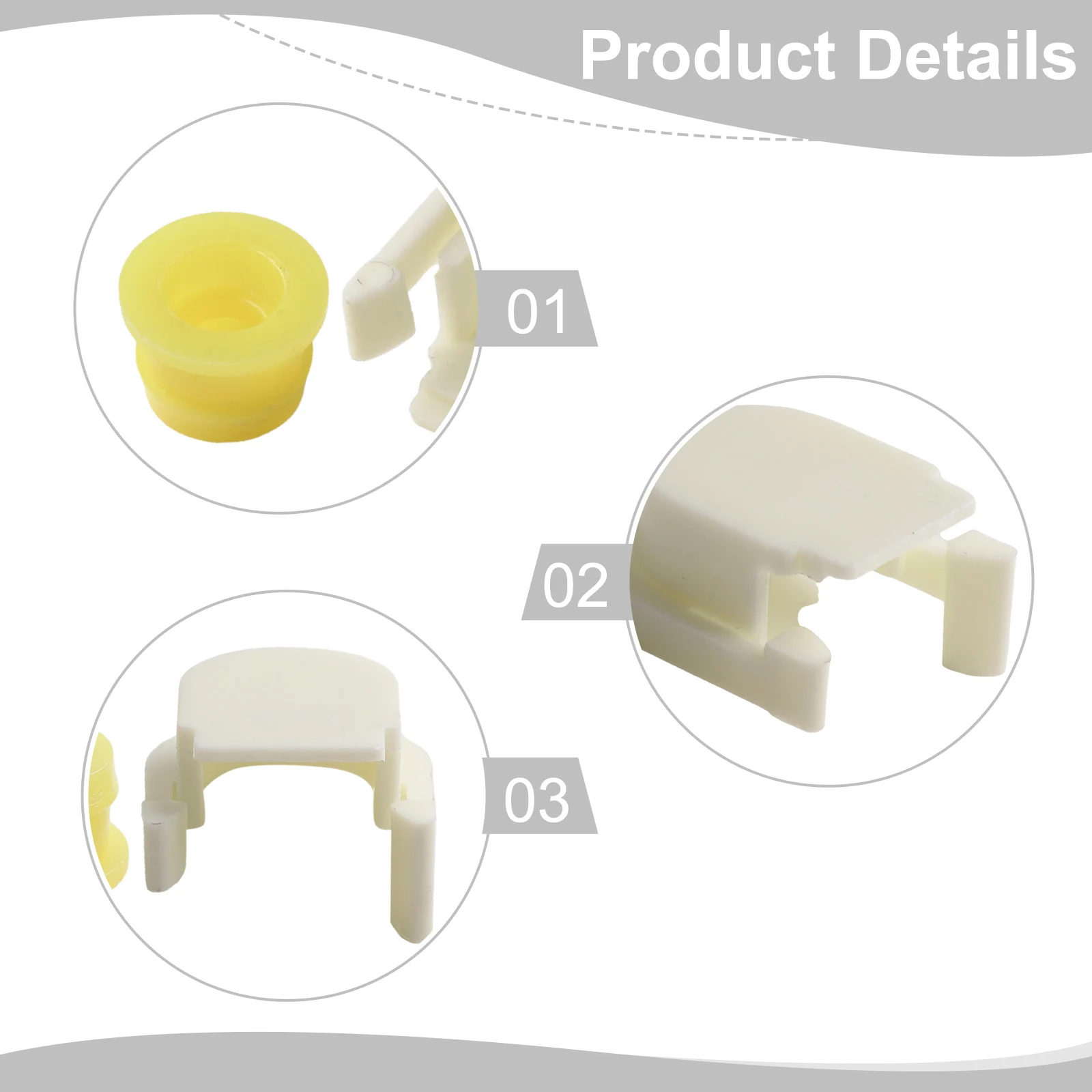 

Комплект втулок переключения передач (белый+желтый) для трансмиссии: надежная конструкция для надёжного включения передач