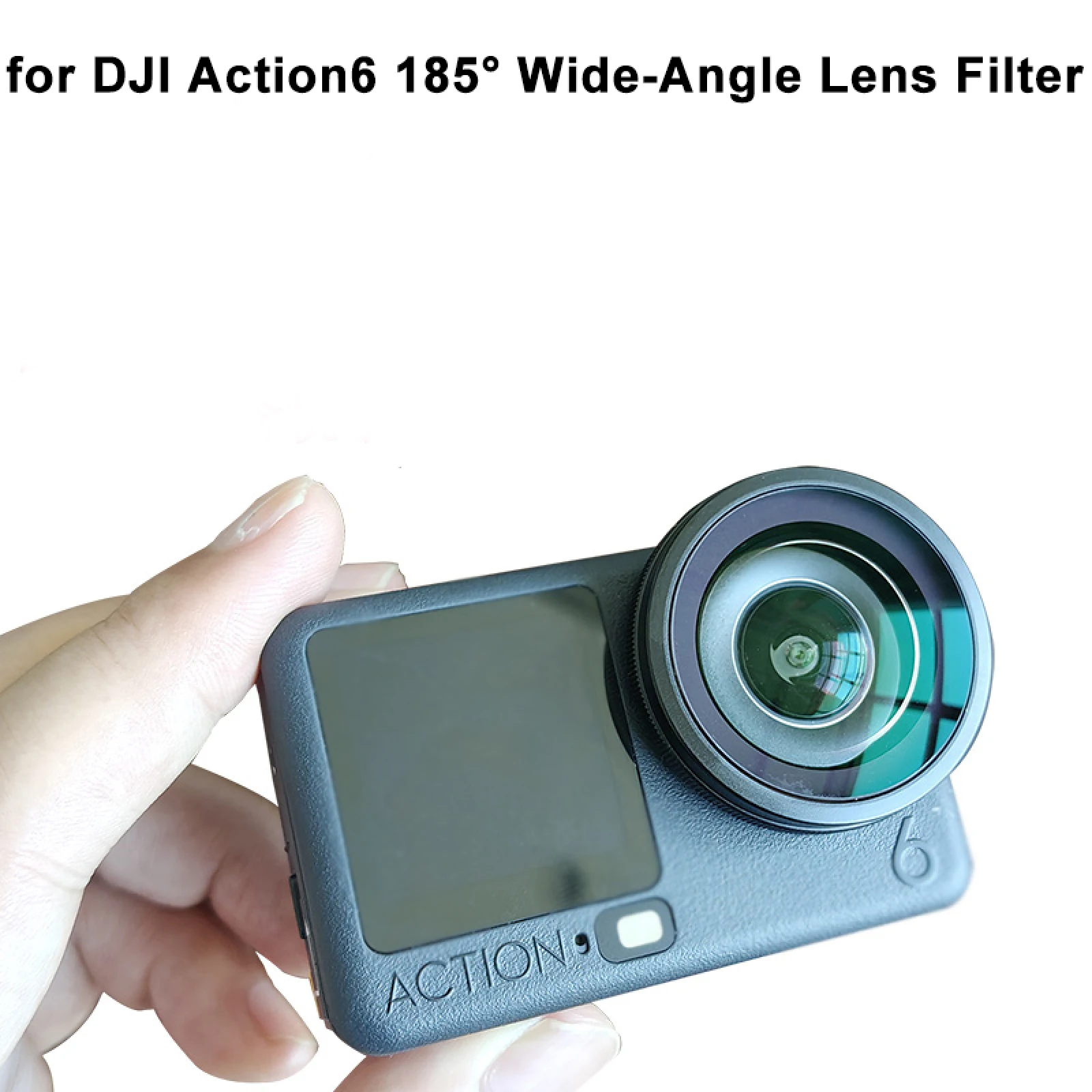 Picture 5: 185° Ultra-Wide View, Compatible with for DJI Osmo Action 6, Boosts Action Camera Shots Wide-Angle Lens