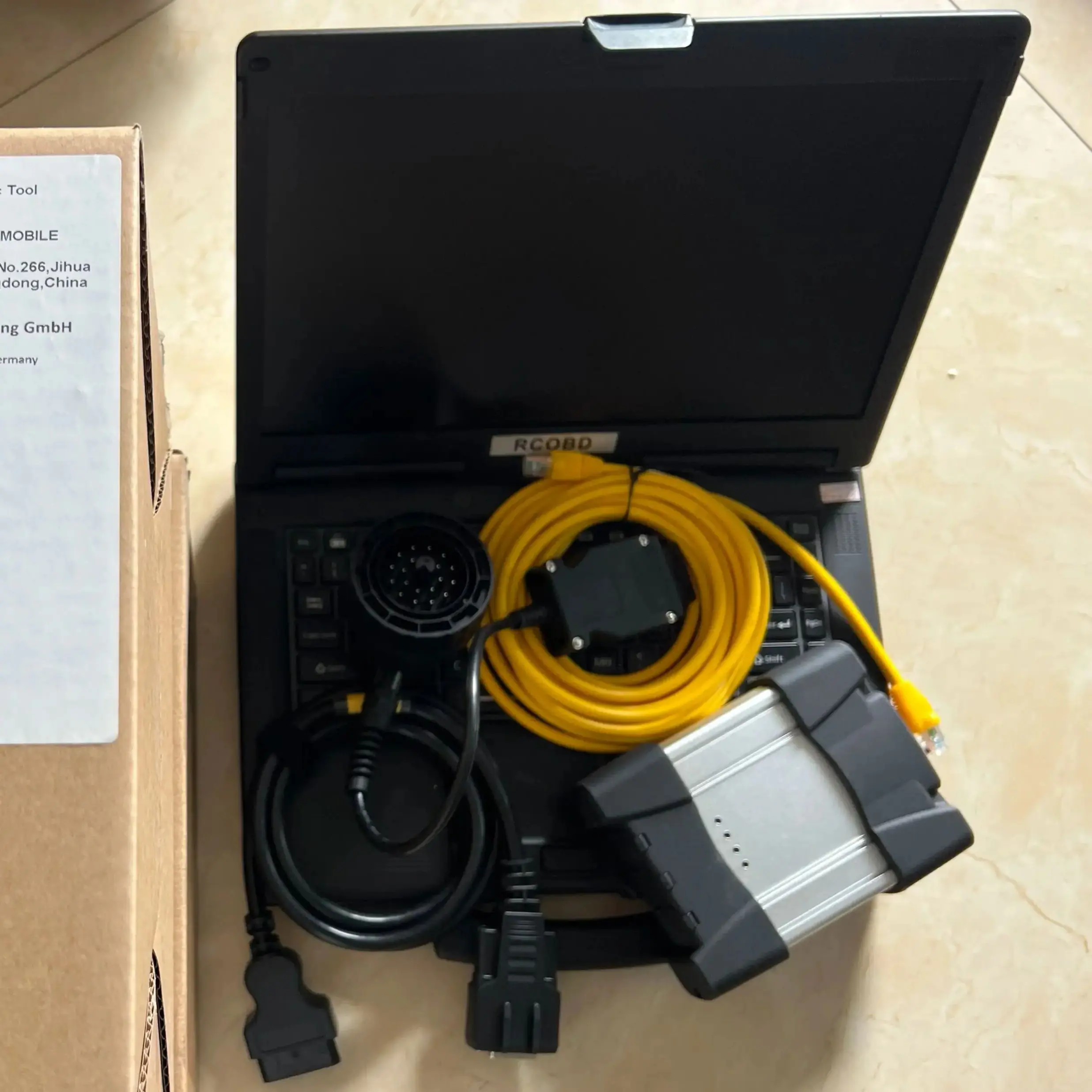 

Диагностика 2025,05 В для ноутбука BMW Icom NEXT CF53 Ram 8g I5, программное обеспечение Expert Mode, 1 ТБ жесткого диска, многоязычный кабель WINDOWS10 OBD 2