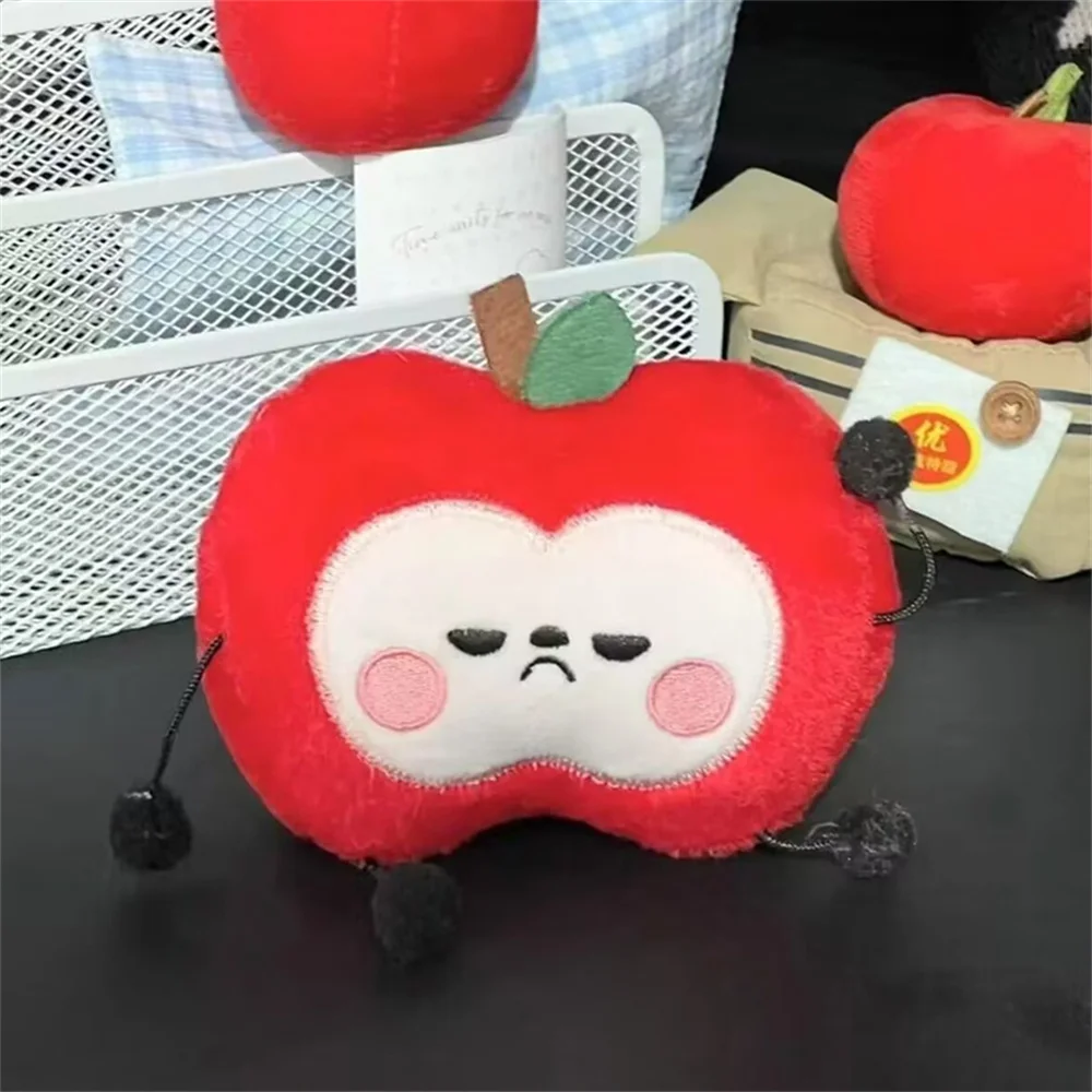 Game Love and Deepspace Caleb Cosplay Doll Key Chain Plush Red Dolls Apple Pendant Bag Decoration Accessories Christmas Gifts image 5
