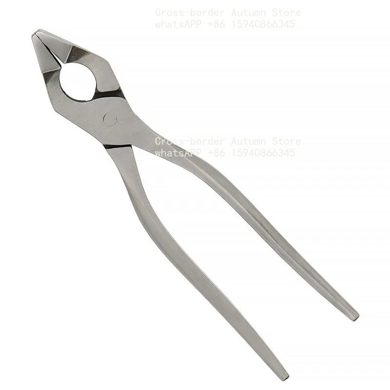 Bag pliers, leather hemming, frame size, gold hemming pliers DIY shoe making tools, chrome steel, straight elbow