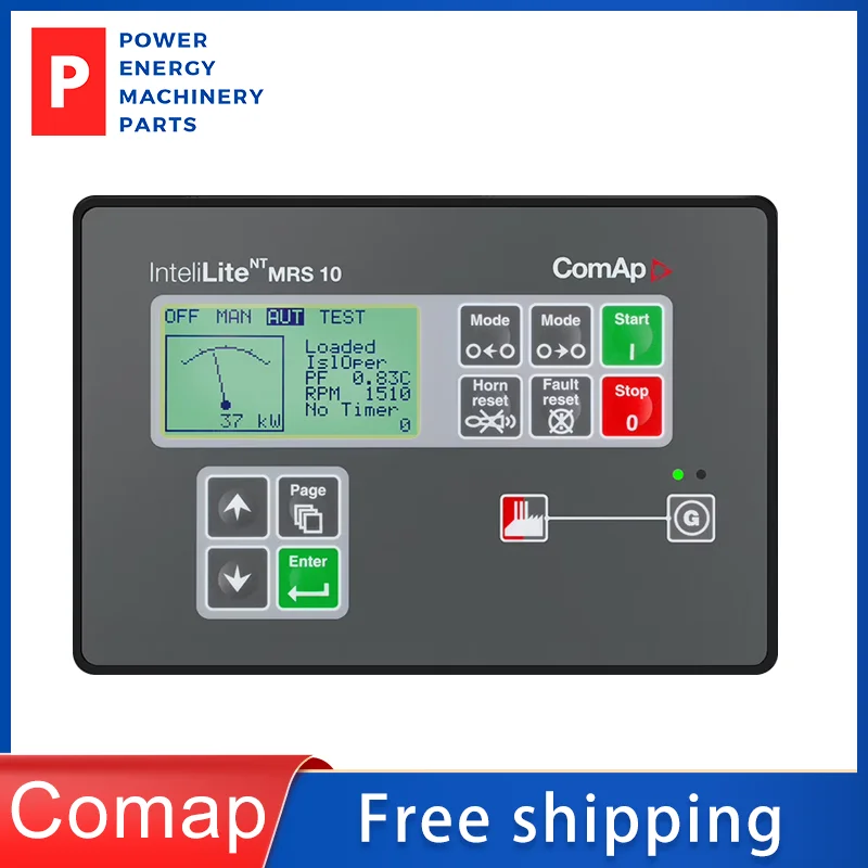 

Genuine IL-NT MRS10 Generator Parts MRS10 Automatic Intelligent Genset Controller Panel