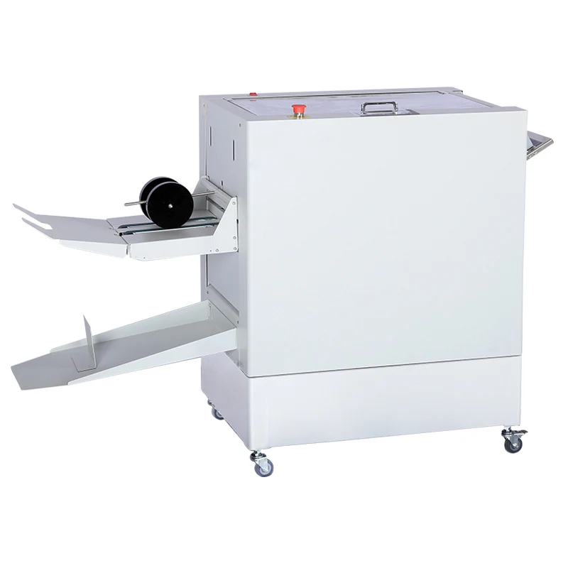M5 Automatic Brochure Making Machine A3 Catalog Folding Machine A4 Staple Binding Manual Stapler Saddle Line Printing Shop
