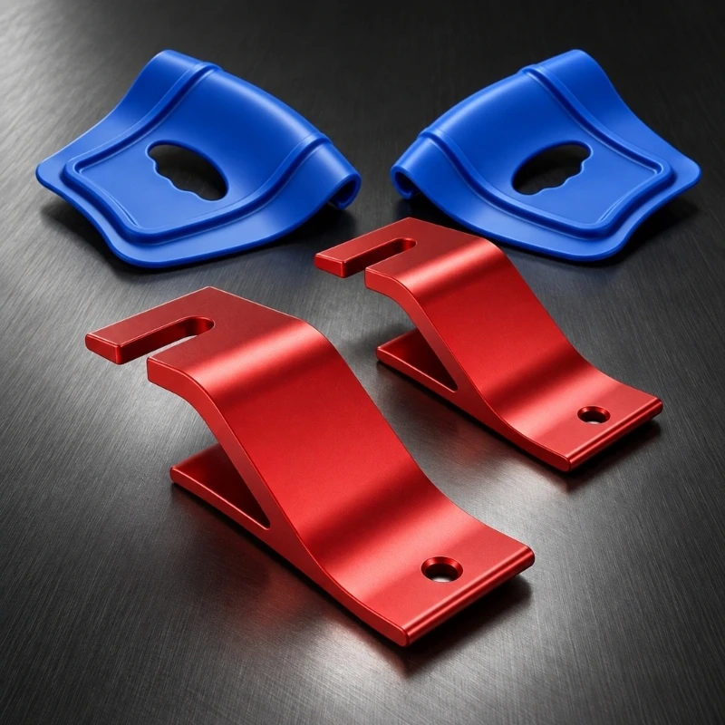 Y1UB Motorcycle Tire Service with Contact Barriers, Curved Wheel Guards for Tire