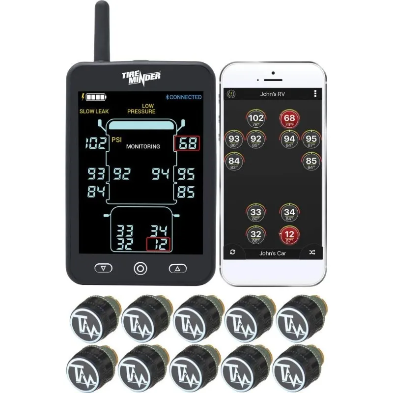 

A1AS RV TPMS with 10 Transmitters