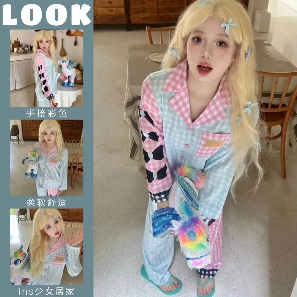 

Pjs Set Women's Pajama Set Women's Warm Winter Pajamas Fashionable Home Clothes, Pajamas Cute and Soft Pajama Set Dopamine