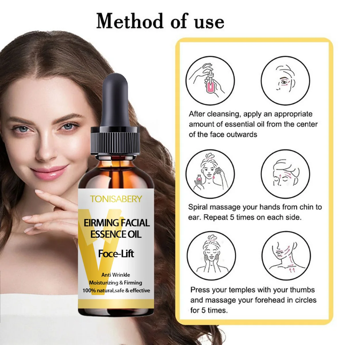 Anti Wrinkle Essence Instant Slimming Face Oil V Face Essential Oils Lifting Firming Thin Nourish Powerful Facial Skin Care