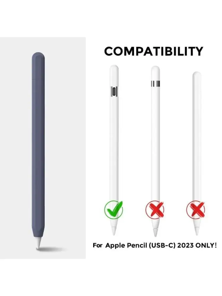 652F Versatile and Elegant Silicone Case for Pencil 3(USB C) Skin Detailed Control