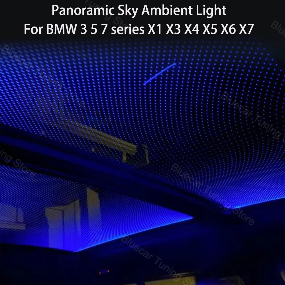 Panoramic Sky Ambient Light For BMW 3 5 7 series X3 X4 X5 X6 X7 G20 G30 G12, For BMW Roof Window Ambient Lights