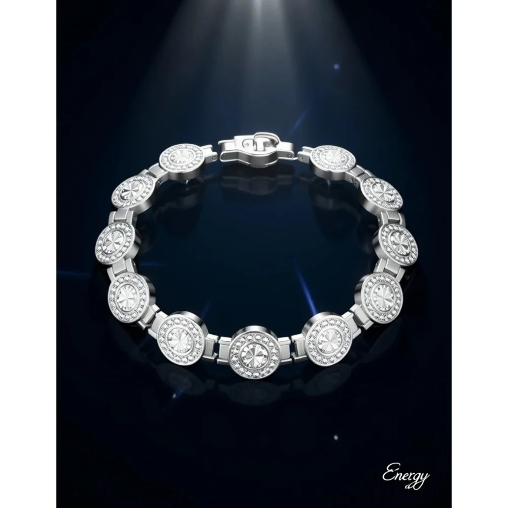 

Магнитный браслет из чистой меди для женщин, 3800 Гаусс, регулируемый, подарок