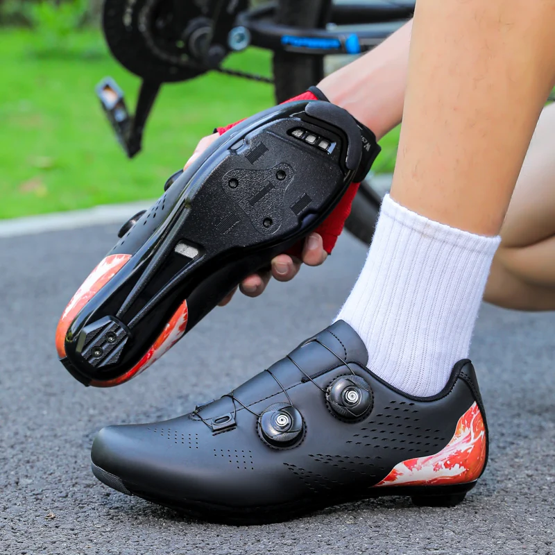 

2025 Men's And Women's MTB Cycling Shoes SPD Outdoor Speed Road Bike Racing Shoes Non-Slip Breathable Wear-Resistant BOA knob