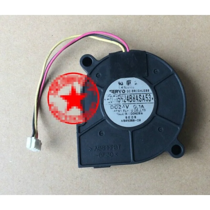 

C 1pcs for SERVO E0515H24B8ASA53 DC24V 0.1A 3-Wire Turbo Fan