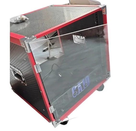 12U Portable Audio Rack Case for Home & Mobile DJ | All-in-One Power Amplifier & Equipment Cabinet with Wheels, Durable Design
