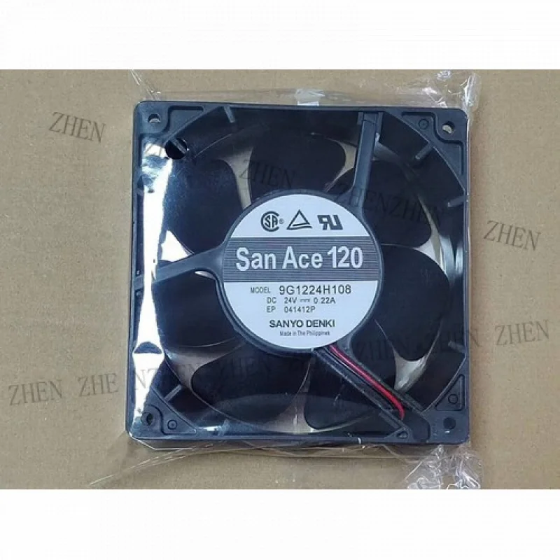 Y for San Ace 120 9G1224H108 24V Inverter 0.22A 12cm Cooling Fan 2PIN