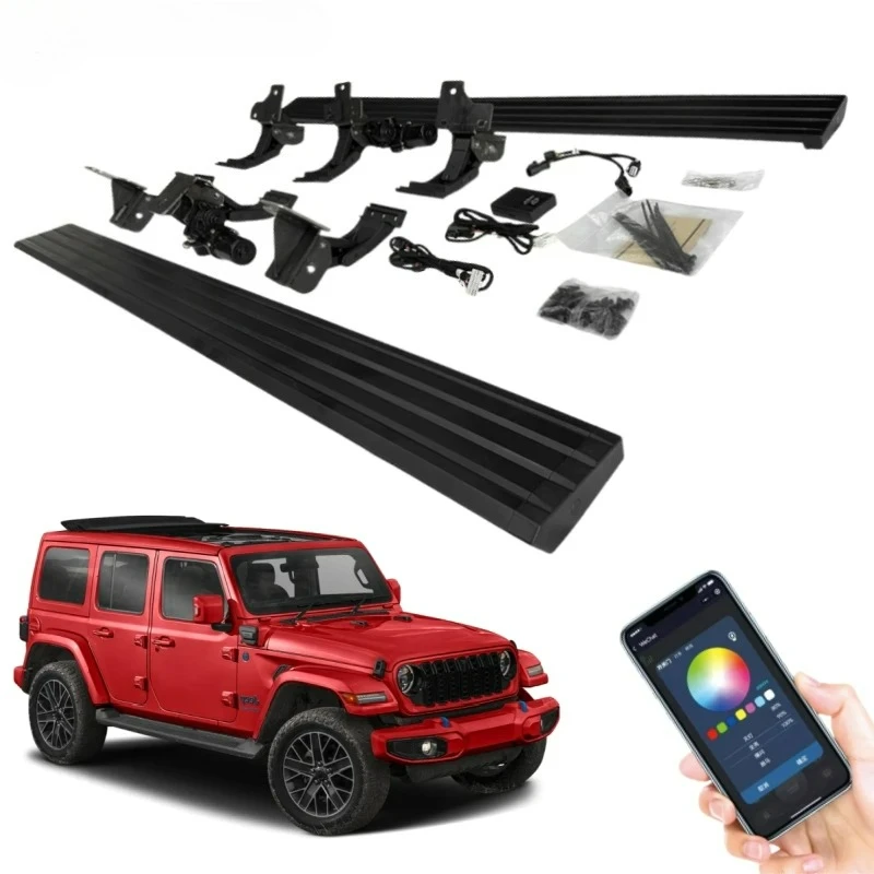 

Customized Production Suitable ForJeep Wrangler JK Aluminum Automatic Telescopic Side Steps Only