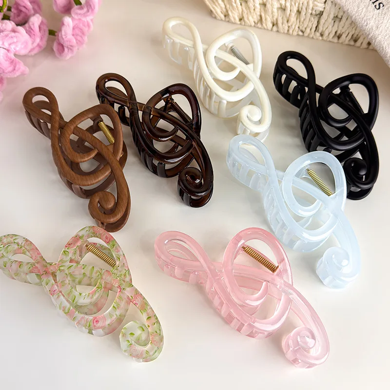 Summer Cool-Style Hair Clip for Women 2026 New Style: Half-Up Bun at the Back of the Head with Shark-Shaped Clip Hair Accessory