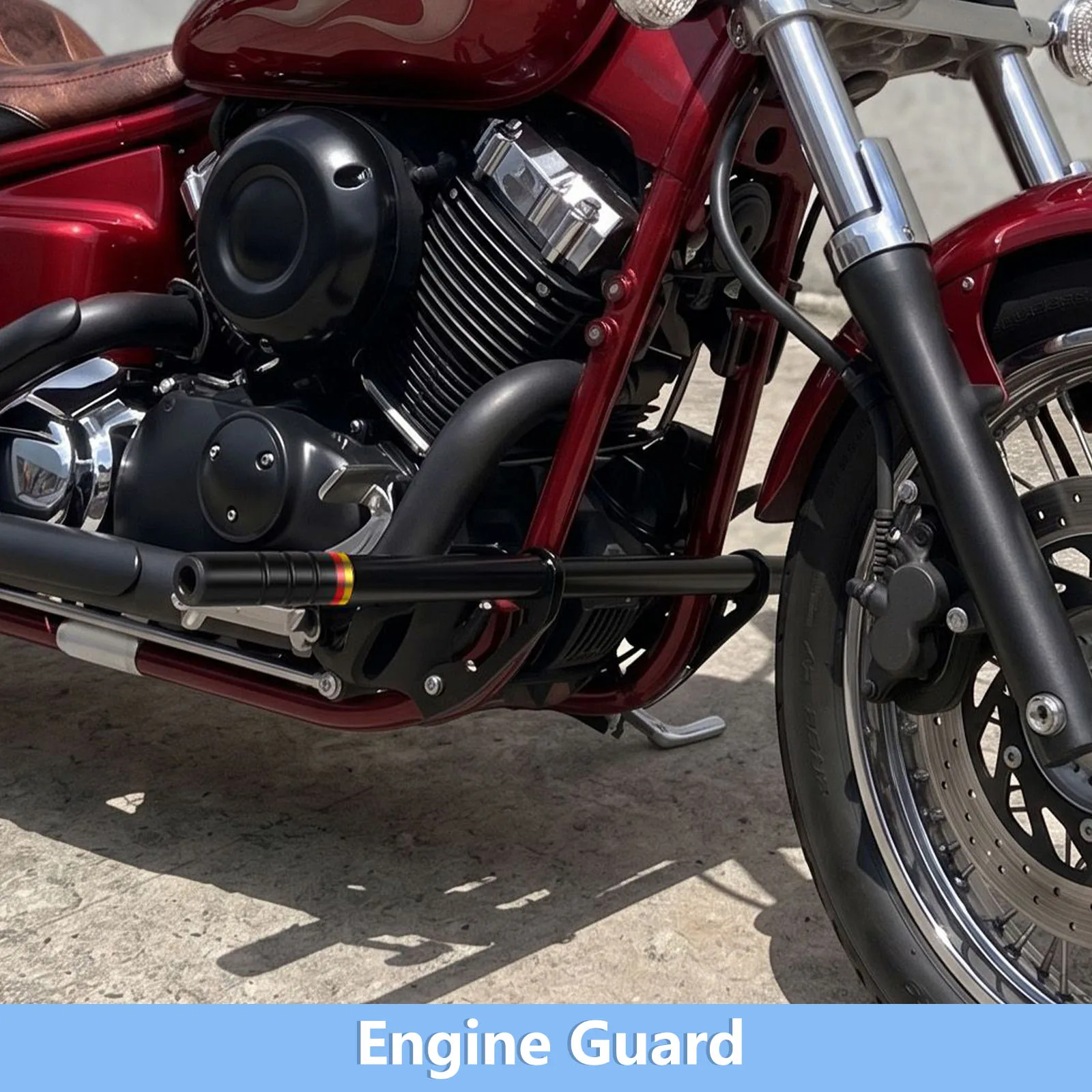 Motorcycle Engine Guard For YAMAHA Drag Star 650 V Star 650 XVS650 Classic Custom 1988-2019 Highway Mustache Crash Bar Protector