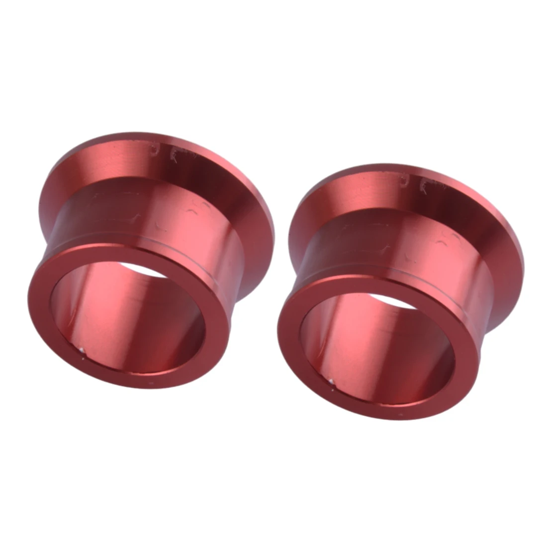 1 Pair Red Rear Wheel Axle Spacers Collar Fit for Honda CRF250R CRF250X CRF450R CRF450X CR125R CR250R Aluminum Alloy