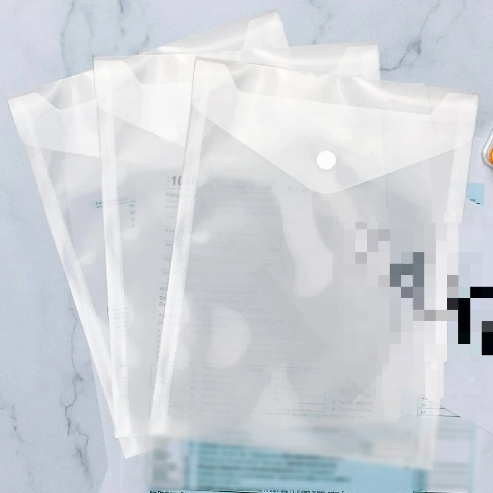 Stamp and Die Storage Kit Long-Lasting Attractive Die Holder Envelope Stamp Storage Bag Tear Resistant Sealed Cover - view 6