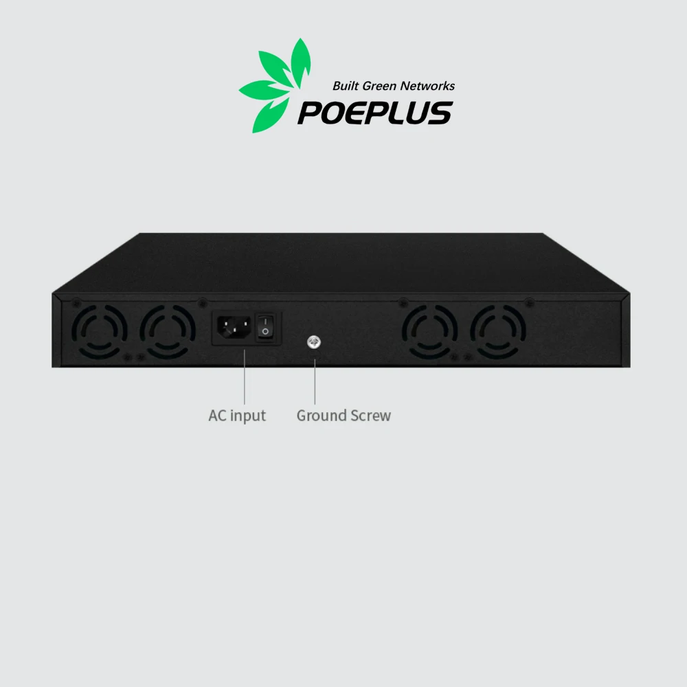 8-Port-Web-Managed-Switch |   Vollständiger 10Gbe POE-Switch | 100/1000/10000M adaptiv