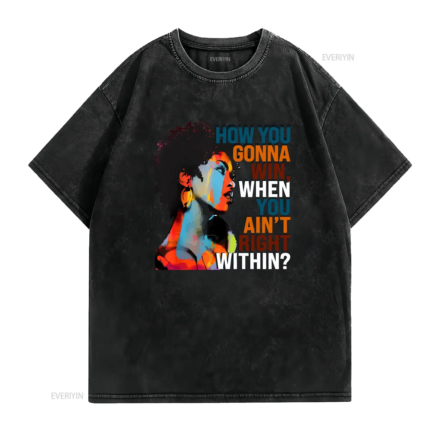 How You Gonna Win When ain't Right Within T Shirt L Hill Lauryn H Music Love Fan Rap lyrics LaurynHill  vintage Washed