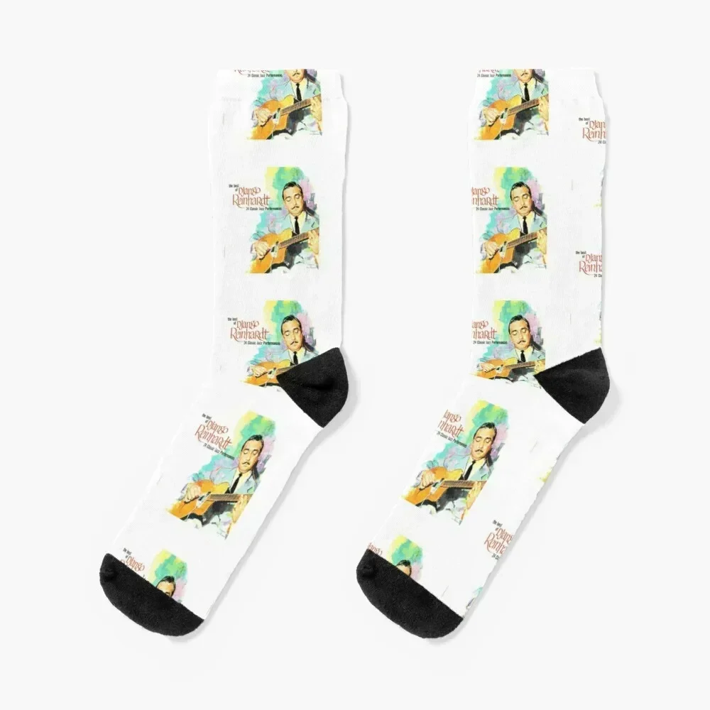 Django Reinhardt Socks gift christmass gift set crazy Ladies Socks Men's new in's cartoon Stockings Socks Girl Men's