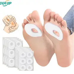 6Pcs/Sheet Foot Corn Protectors Pads Foam Round Oval Self Adhesive Cushions Soft Heel Pad Toe Corn Callus Protectors Pads