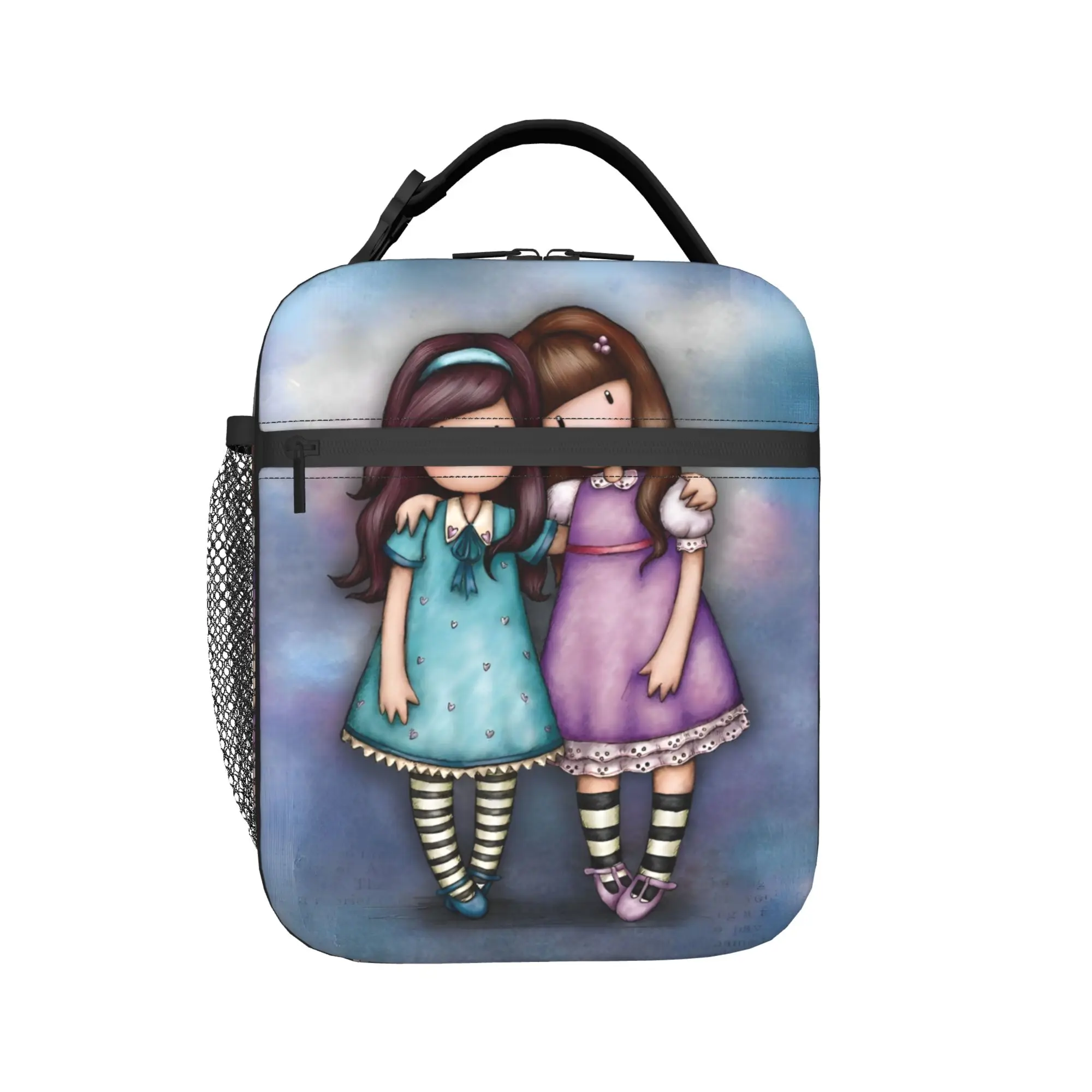 Cards Invitations for Celebrations Insulated Lunch Bag Leakproof S-Santoro G-Gorjuss Meal Container Thermal Bag Tote Lunch Box
