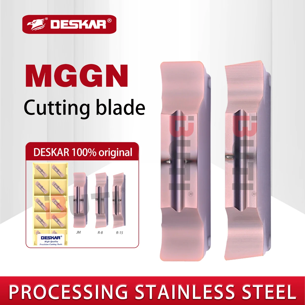 DESKAR 100% Original Carbide Inserts MGGN150 MGGN200 MGGN250 MGGN300 MGGN400 MGGN500 R L LF6018 CNC Lathe Grooving Turning Tools