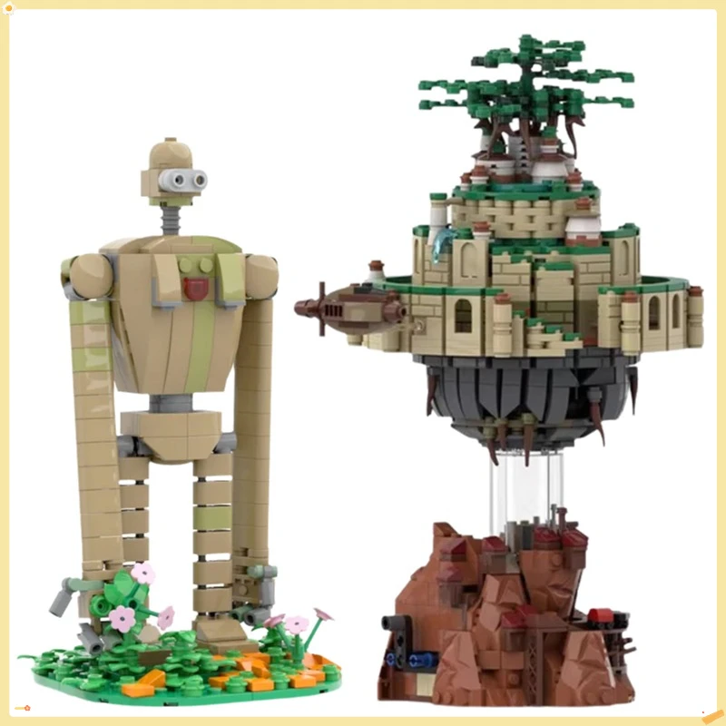 

MOC Anime Series Sky Soldier Robot Model Creative Mysterious Castle Building Blocks Set Kids Assembly Toys Adult Collection Gift