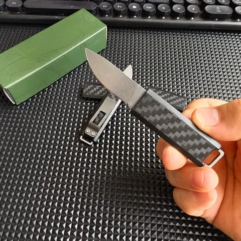 मिनी 2425 पोर्टेबल छोटा आउटडोर उच्च कठोरता वाला ईडीसी पोर्टेबल चाकू 8 best sales मिनी ईडीसी चाकू - №5