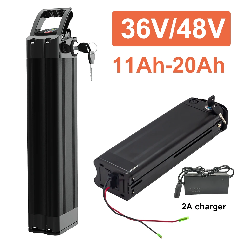 

48V 20AH 15AH Silverfish Lithium Electric Bike 800W 1000W 36V Lithium Ion Electric Bike Bicycle 48V18650 Battery Pack+charger