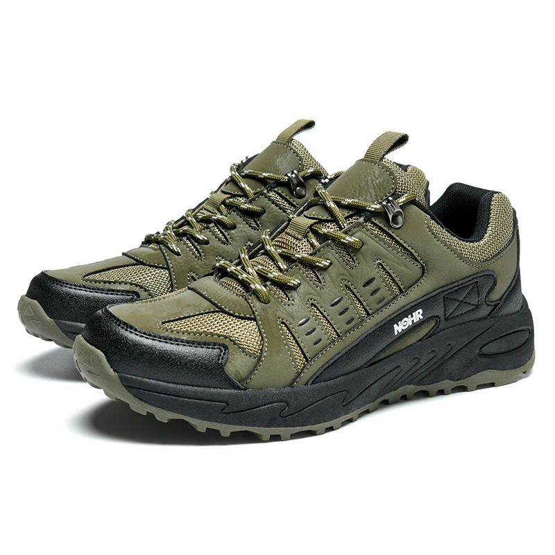 

New Arrival Mens Hiking Shoes Breathable Lace Up Trekking Male Cushioning Outdoor Climbing Tourism Sneakers for Men