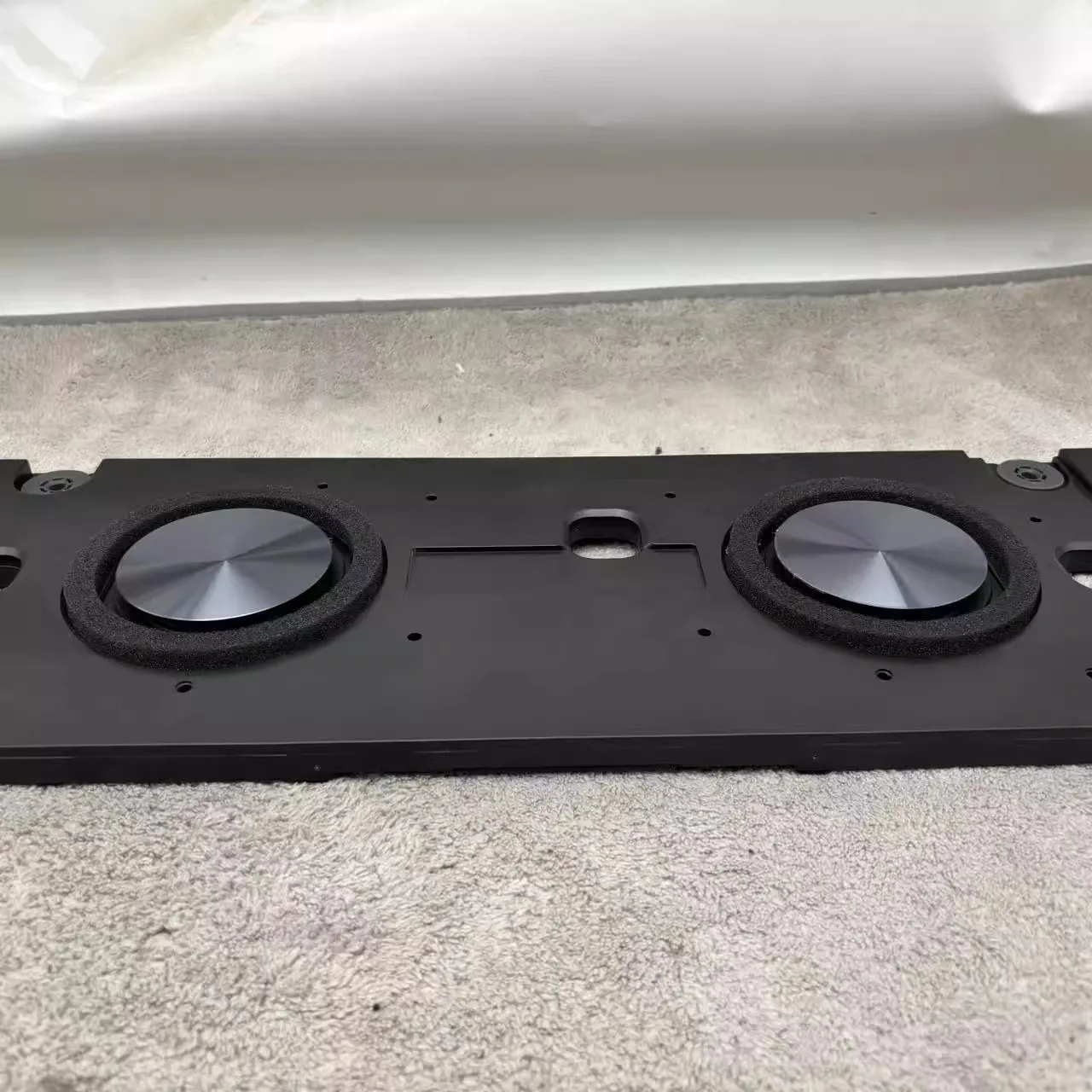 GHXAMP Высококачественный тонкий двойной 3-дюймовый пассивный сабвуфер с двумя басами, дизайн сверхтяжелого низкочастотного звука 580*180 мм