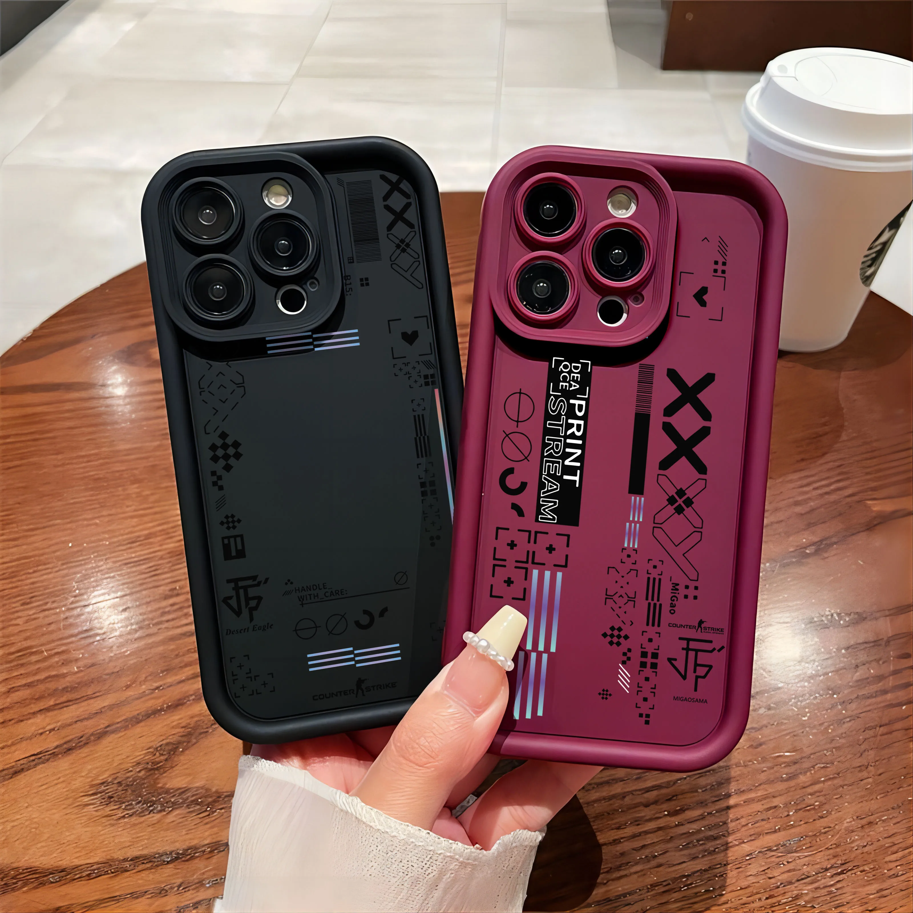 Counter Strike CS GO Hot Game Phone Case for IPhone 16 15 14 13 12 11 Pro Max Mini XR XS X 7 8 Plus Soft TPU Back Cover view 3