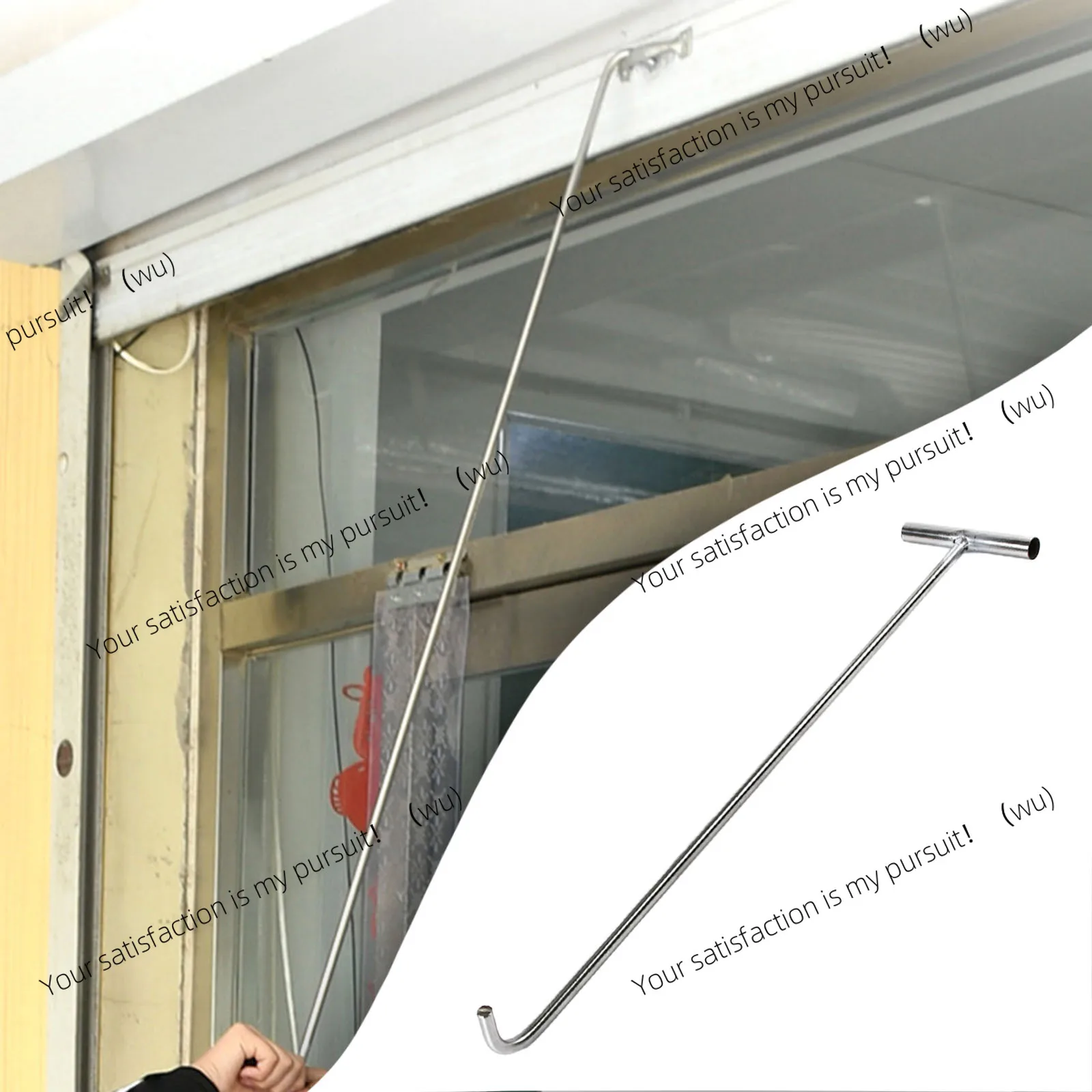 Multifunctional lifter, sewer steel durable manhole cover hook
