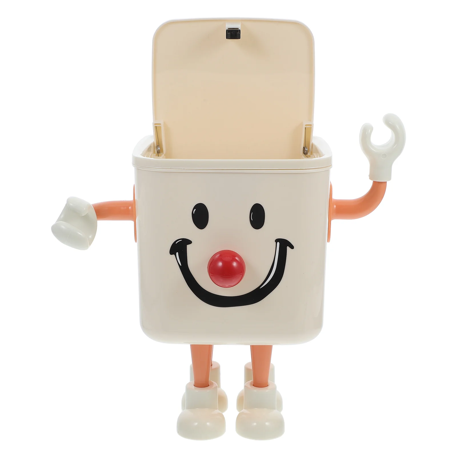 

Compact Small Trash Can Desktop Waste Bin for Bedroom Bathroom Kitchen Office Multifunctional Mini Garbage Can Recycling Bin