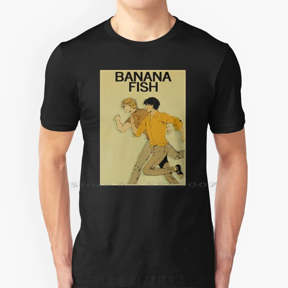 Banana Fish T Shirt 100% Cotton Banana Fish Anime Banana Fish Manga Ash Banana Fish Banana Fish Ash Akimi Yoshida Banana Fish