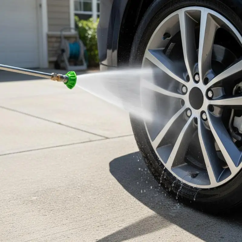 High Speed Rotating Pressure Washer Nozzle Tip 5Pcs 1/4 Inch Quick Connect Car Cleaning Lance Gadget Widen Clean Area