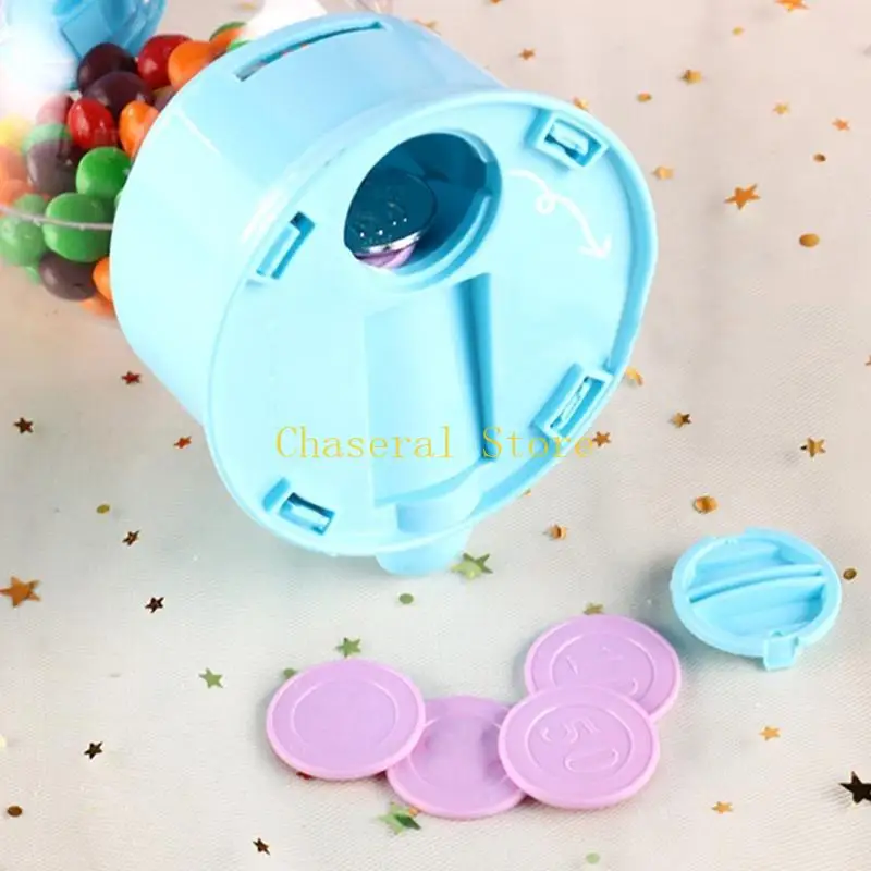 E7CE Mini Bubble Gum Candy Dispentier Unique Money Saving Coin Rangement Boîtes